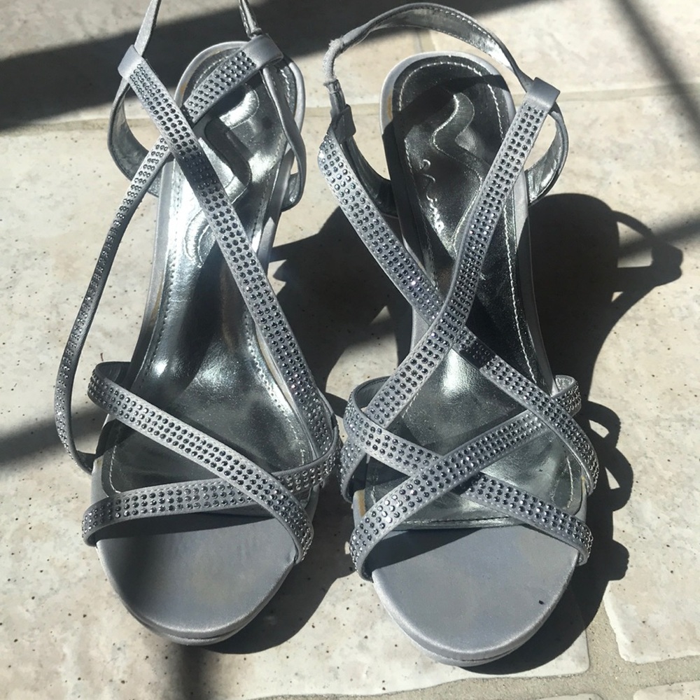 Silver Dress Shoes
